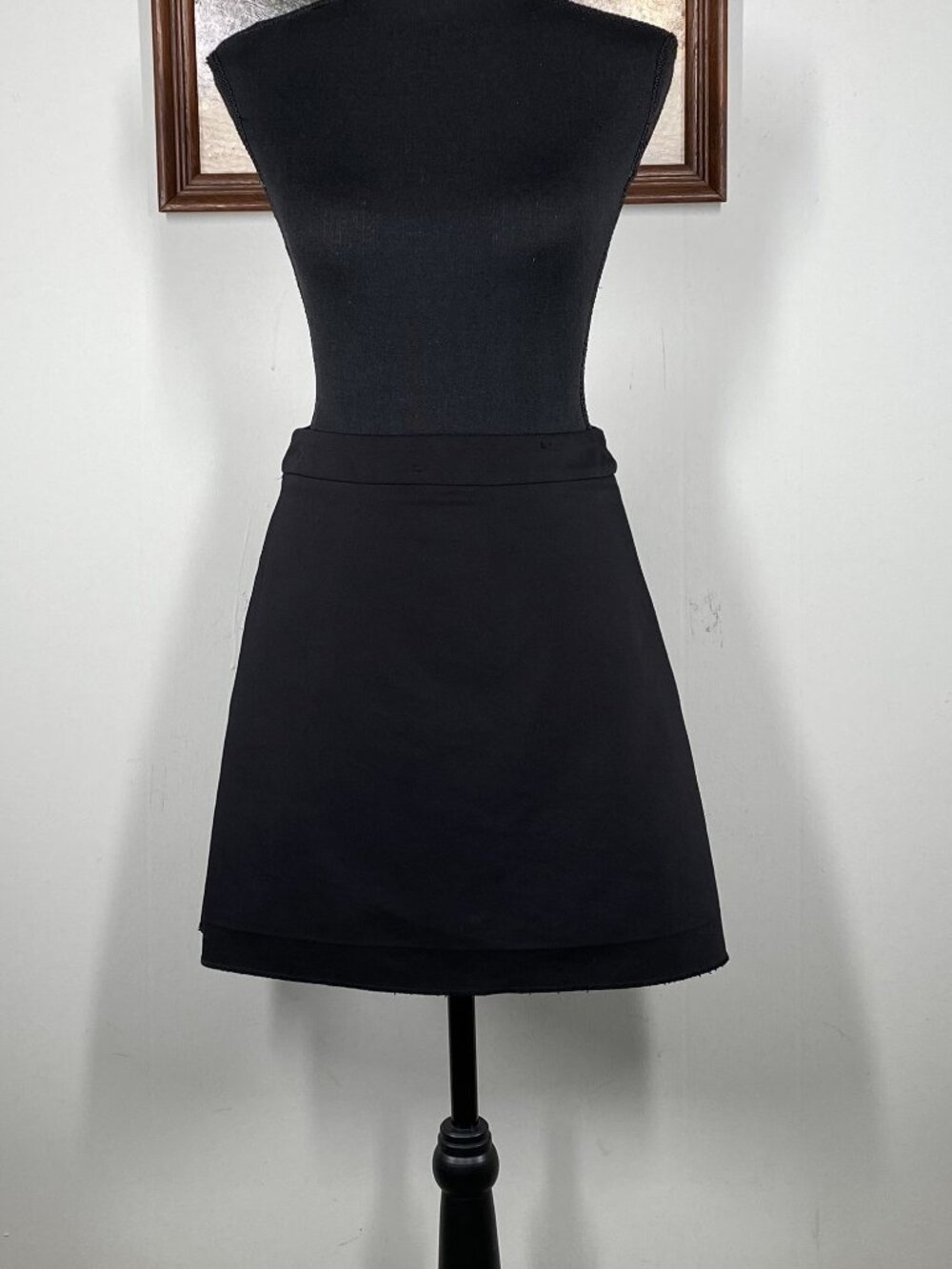 Express Mini A-Line Skirt Women's 2 Black Lined Casual